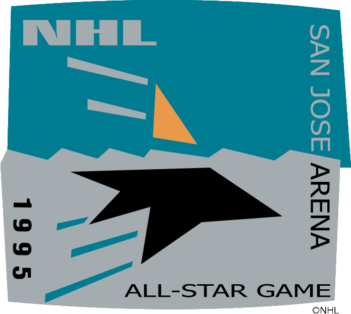 NHL All-Star Game 1995 Unused Logo iron on heat transfer